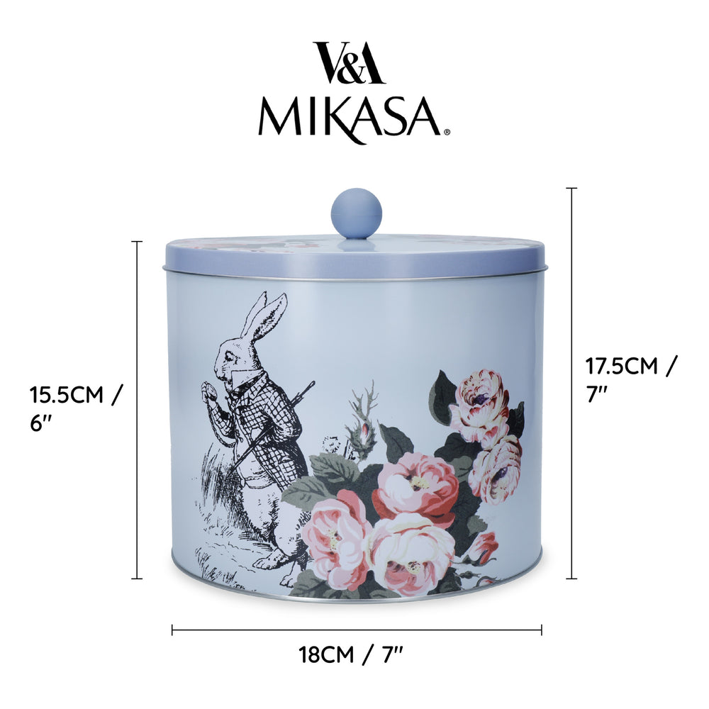 Mikasa and the V&A Alice In Wonderland Biscuit Tin
