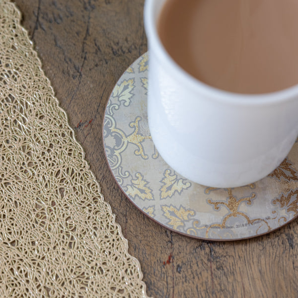 Creative Tops Gold Impressions Pack Of 4 Premium Round Coasters image 6