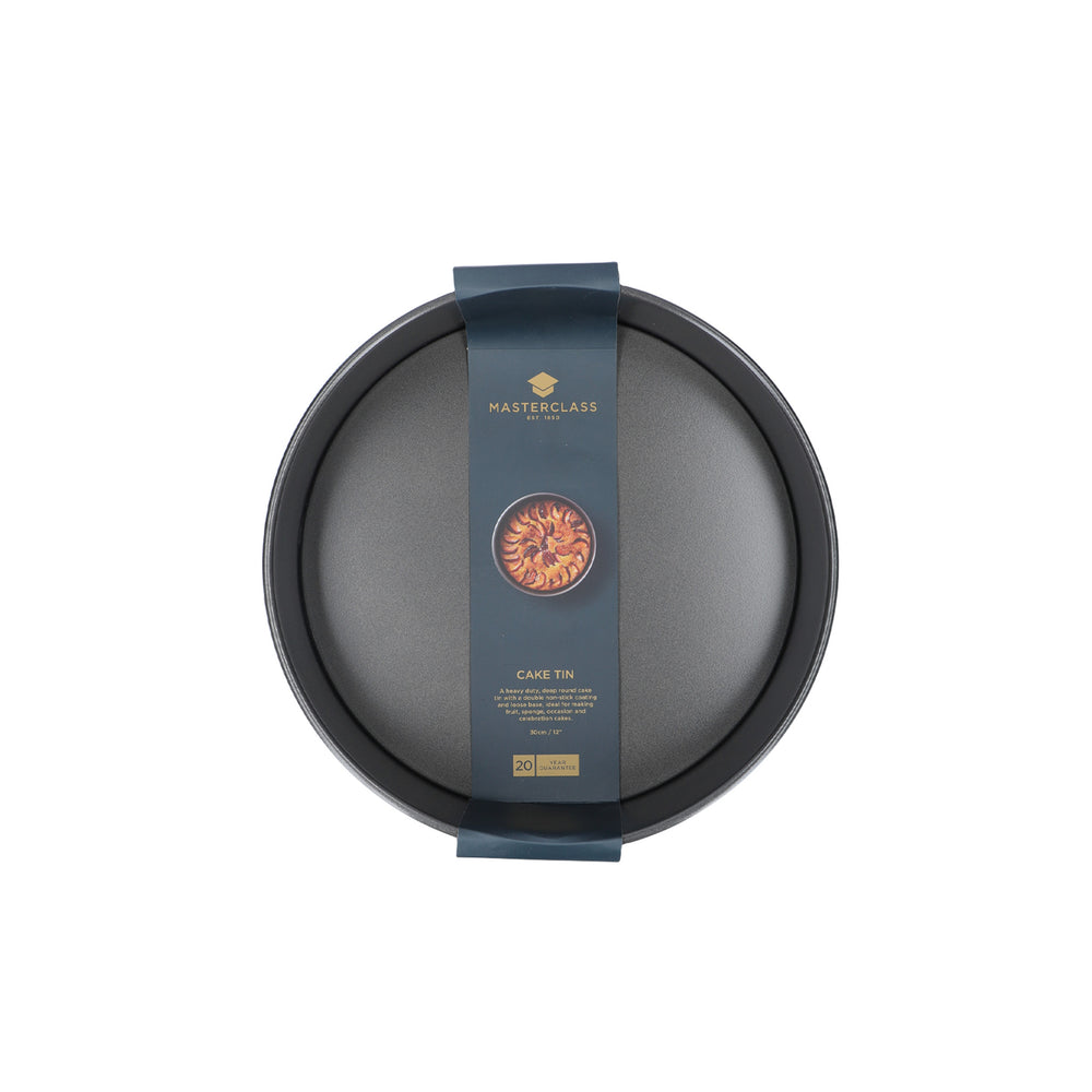 MasterClass Non-Stick Loose Base Deep Cake Pan, 30cm