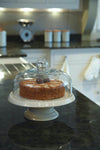 Classic Collection Ceramic Cake Stand with Glass Dome image 2