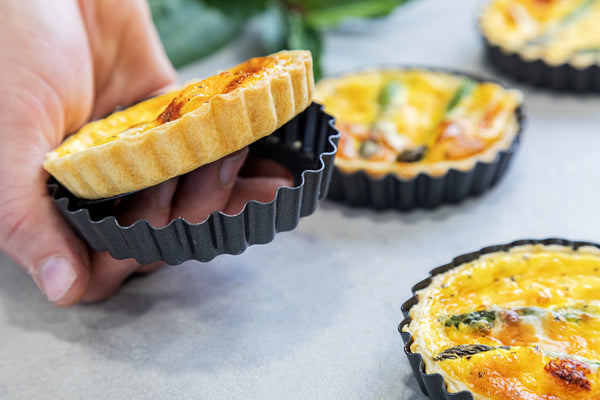 KitchenCraft Non-Stick Mini Fluted Flan Tins, Set of 4 image 7