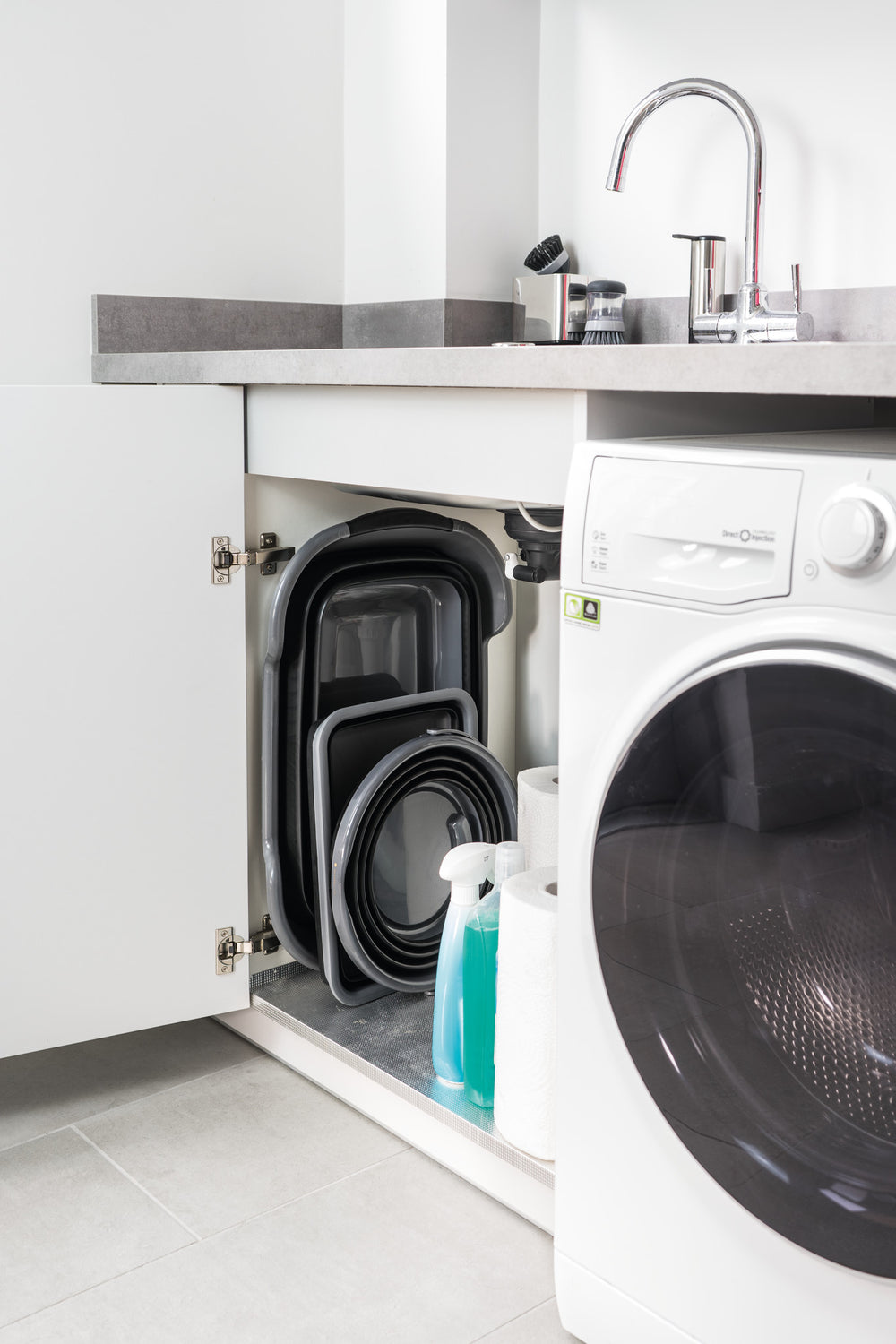 MasterClass Smart Space Portable Pop-Out Washing Basket