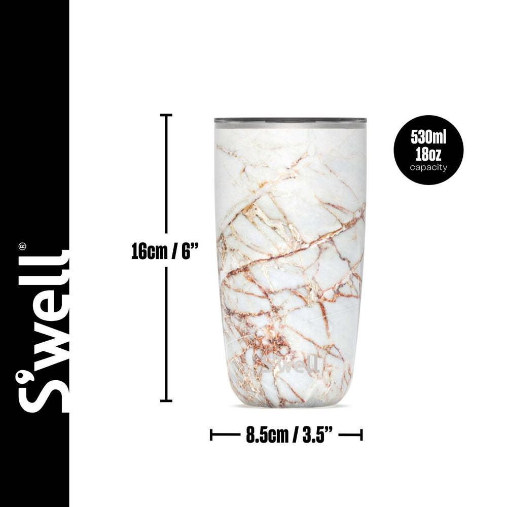 S'well Pyrite Tumbler with Lid, 530ml