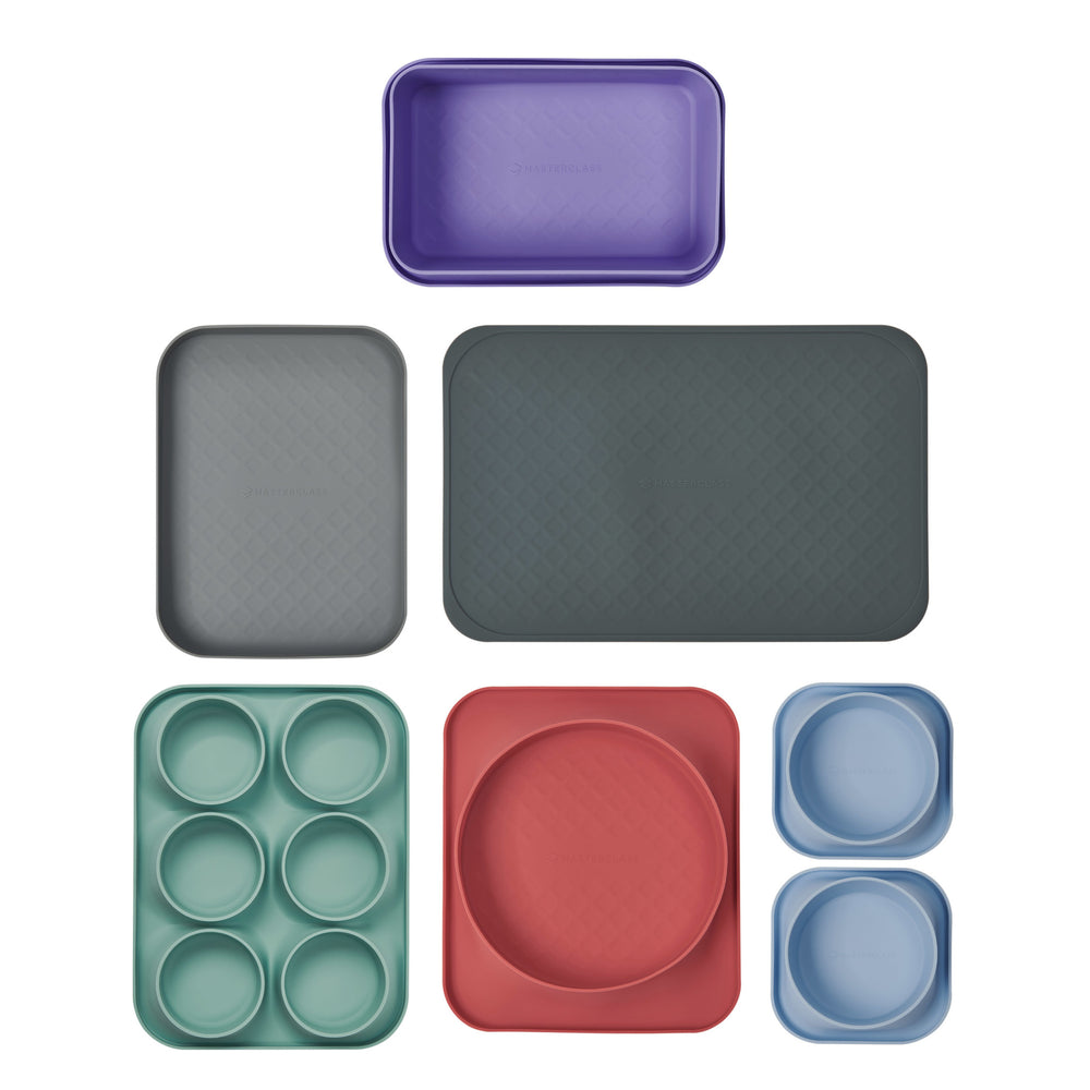 MasterClass Silicone Bakeware Set, 7 pc image 1