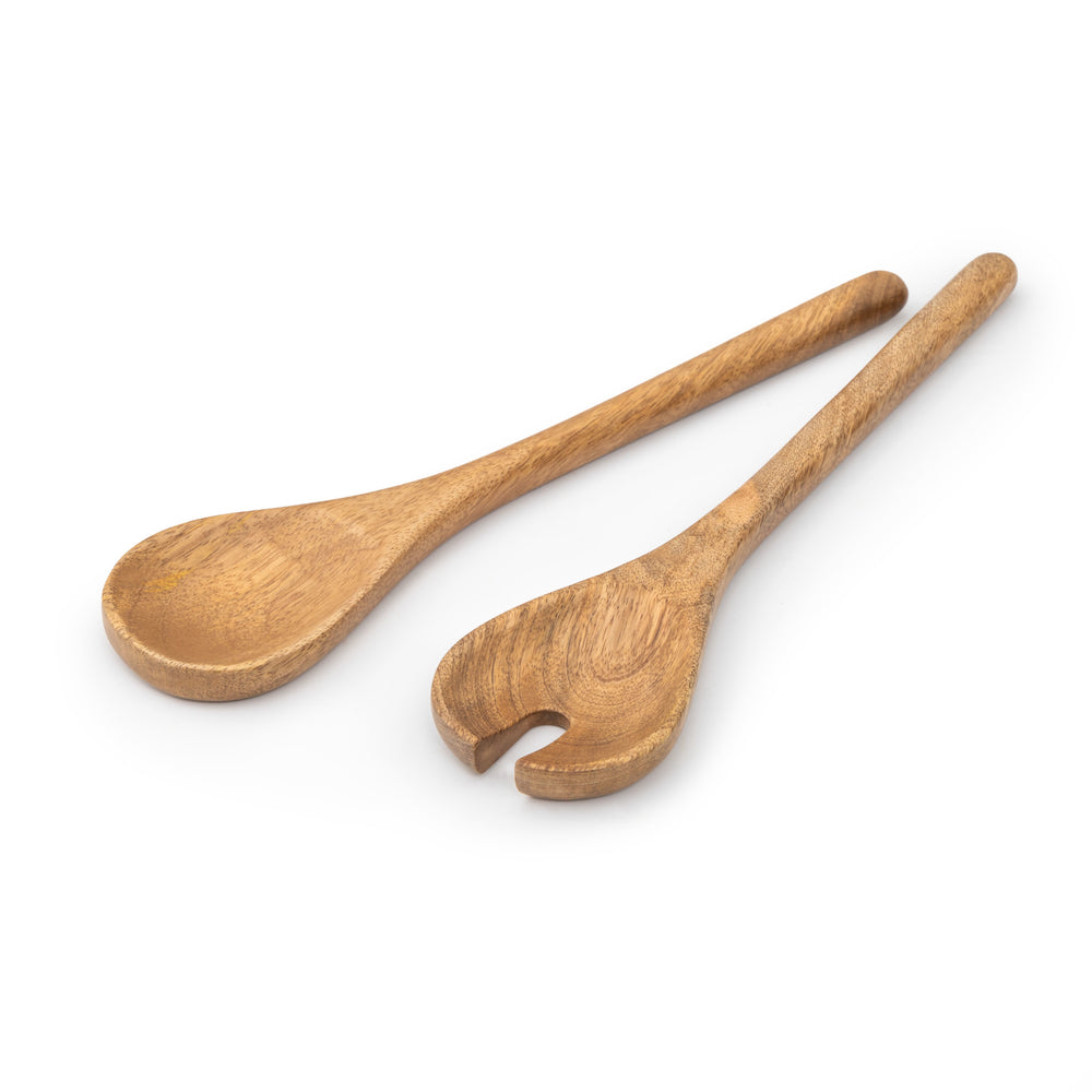 Jamie Oliver Big Love Serving Spoon Set, Mango Wood, Set of 2