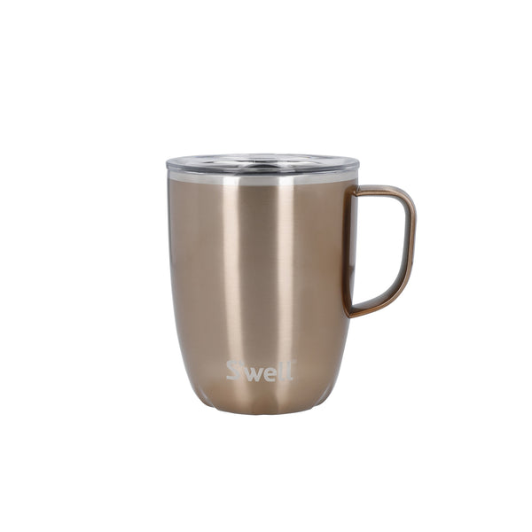 S'well 2pc Travel Mug and Bottle Set with Stainless Steel Water Bottle, 500ml and Travel Mug, 350ml, Pyrite image 4