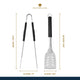 MasterClass Barbecue Tongs & Turner, Set of 2