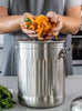 KitchenCraft Stainless Steel Compost Bin