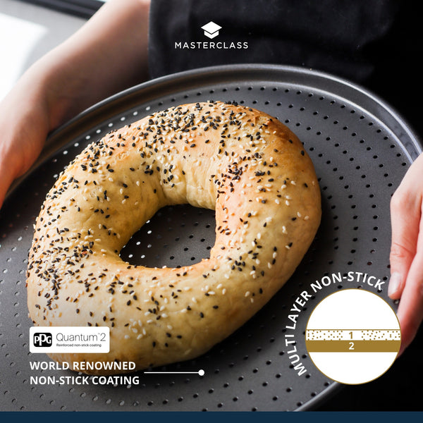 MasterClass Crusty Bake Non-Stick Pizza Tray, 32cm image 11