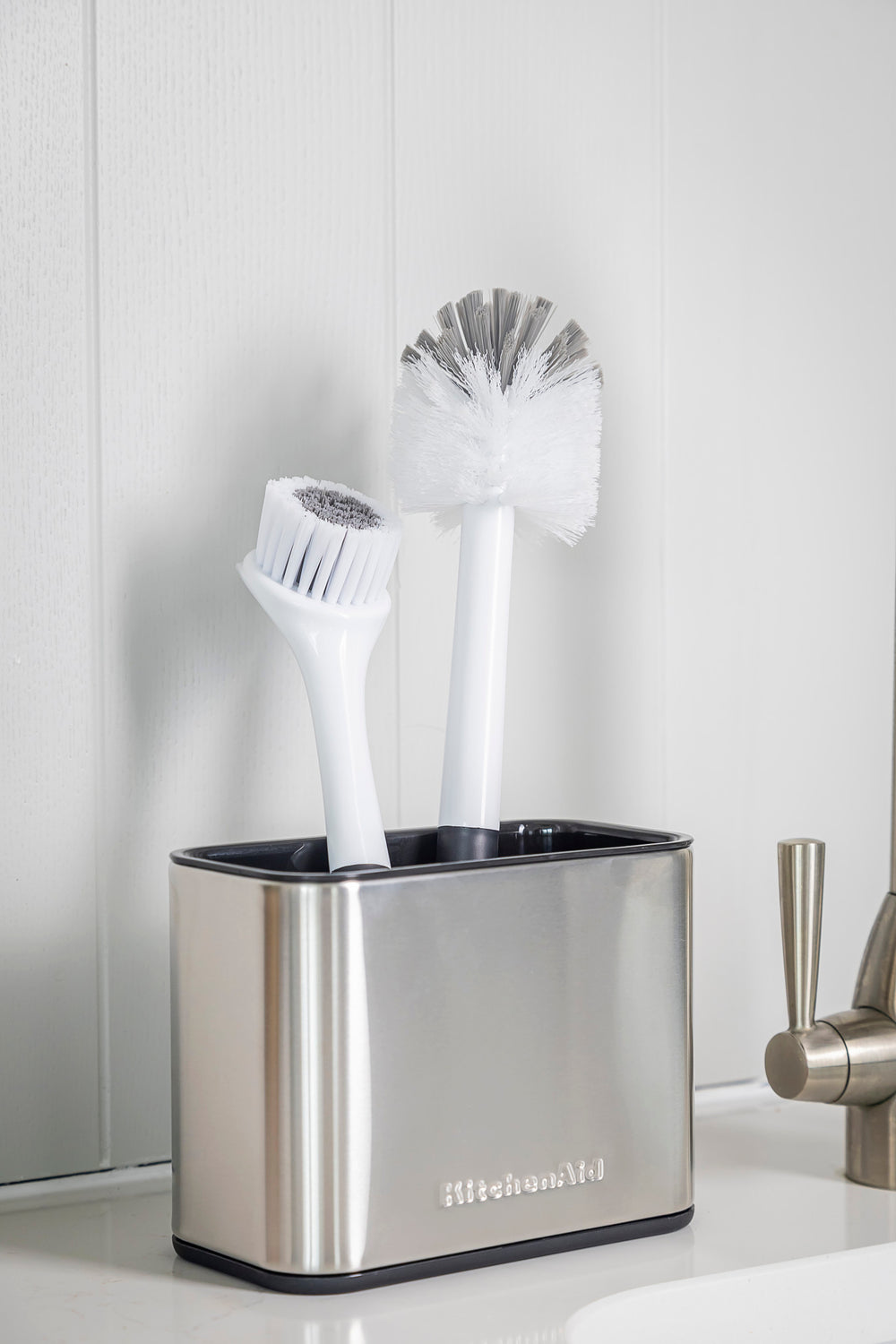 KitchenAid Stainless Steel Sink Brush Caddy