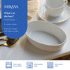 Mikasa Chalk Porcelain Oval Pie Dish, 18cm, White image 5