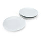 Mikasa Chalk Porcelain Dinner Plates, Set of 4, 27cm, White