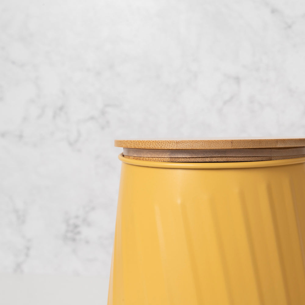 KitchenCraft Storage Canisters - 1.3 L, Yellow, Set of 3