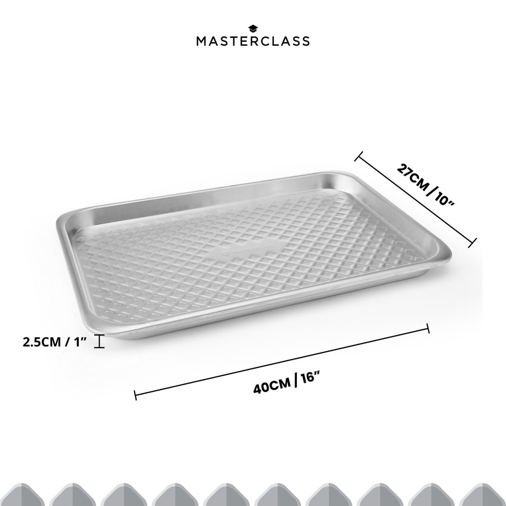 MasterClass Recycled Aluminum Large Baking Tray, 40x27cm