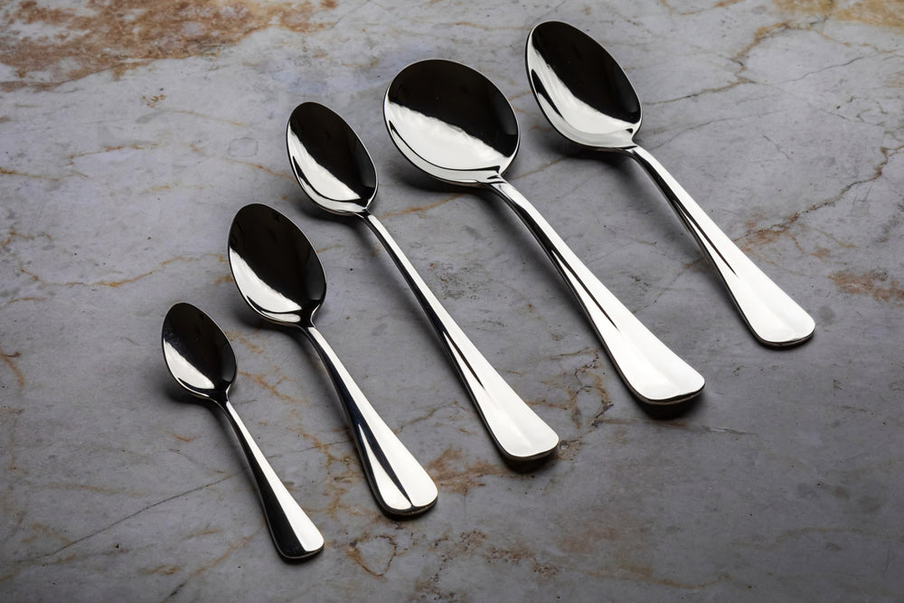 Mikasa Hospitality 12-Piece Baguette Tea Spoon Cutlery Set