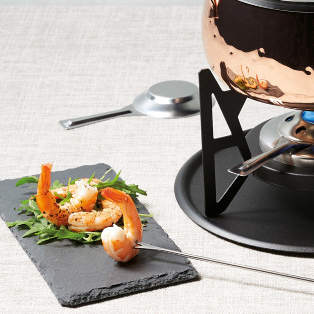 Artesà Hand Finished Copper Effect Fondue Set