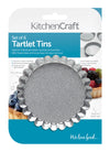 KitchenCraft Loose Base Tart Tins, Set of 6, 10cm image 4