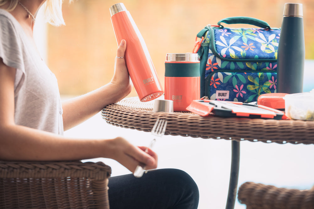 Built Perfect Seal 540ml Orange Hydration Bottle