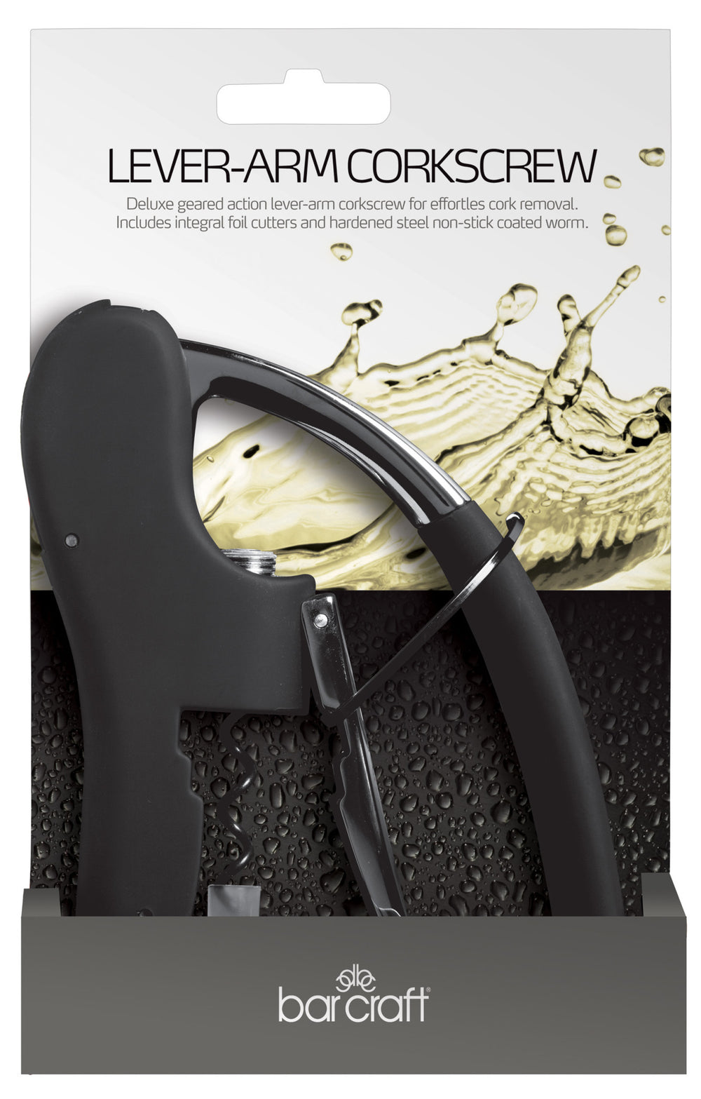 BarCraft Lever-Arm Power Arc Corkscrew