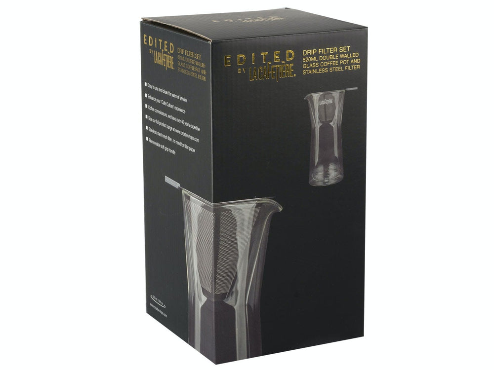 La Cafetiere Edited Premium Double Walled Glass Drip Filter