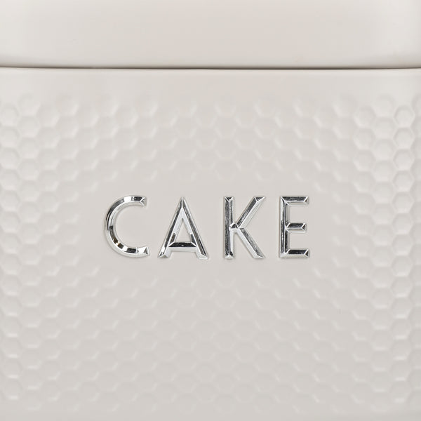 KitchenCraft Lovello Textured Latte Cream Cake Storage Tin image 9