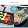 KitchenCraft Deluxe Cast Iron Grill Pan, 24cm image 13