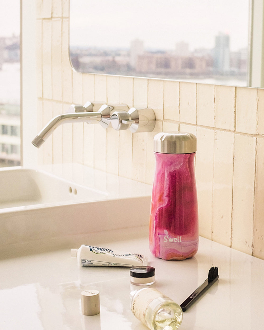 S'well Rose Agate Traveler, 470ml