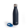 S'well 2pc Travel Bottle Set with Stainless Steel Water Bottle, 500ml, Azurite and Blue Bottle Handle image 1