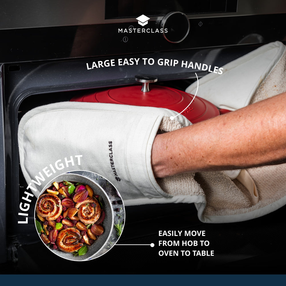 MasterClass Red Cast Aluminium Shallow Casserole Dish, 4L