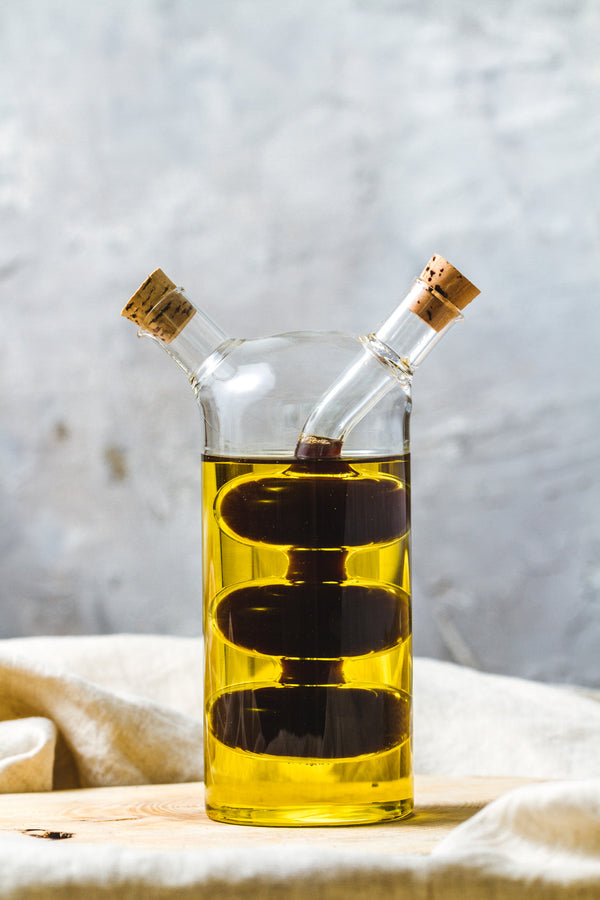 KitchenCraft World of Flavours Italian Glass Dual Oil & Vinegar Cruet Bottle image 5