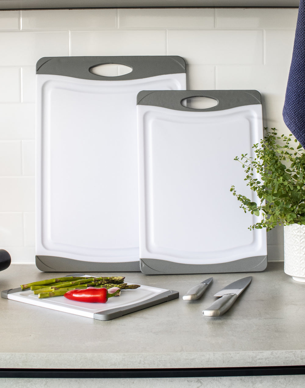 MasterClass Anti-Microbial Non-Slip Chopping Board - Small