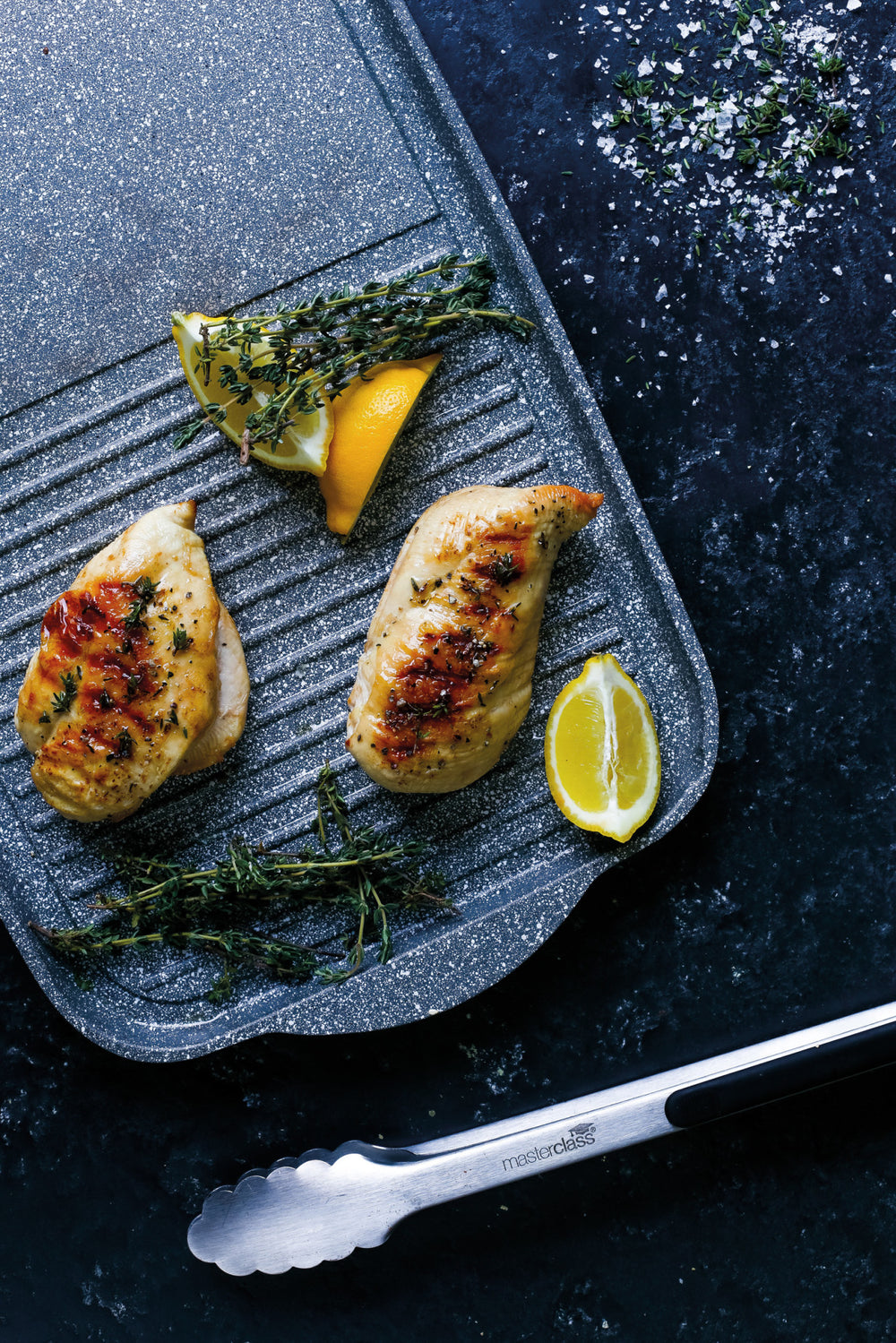 MasterClass Cast Aluminium Dual Griddle Tray, 51cm