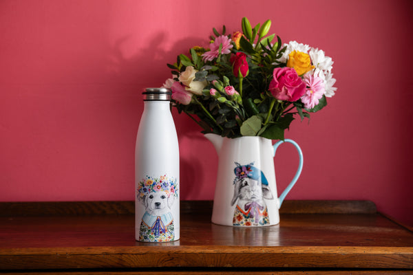 Mikasa Tipperleyhill Puppy Stainless Steel Water Bottle, 500 ML image 5