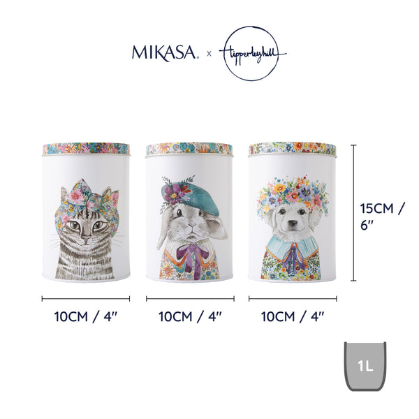 Mikasa Tipperleyhill Set Of 3 Storage Containers, 1L, 30 x 10 x 15CM image 8