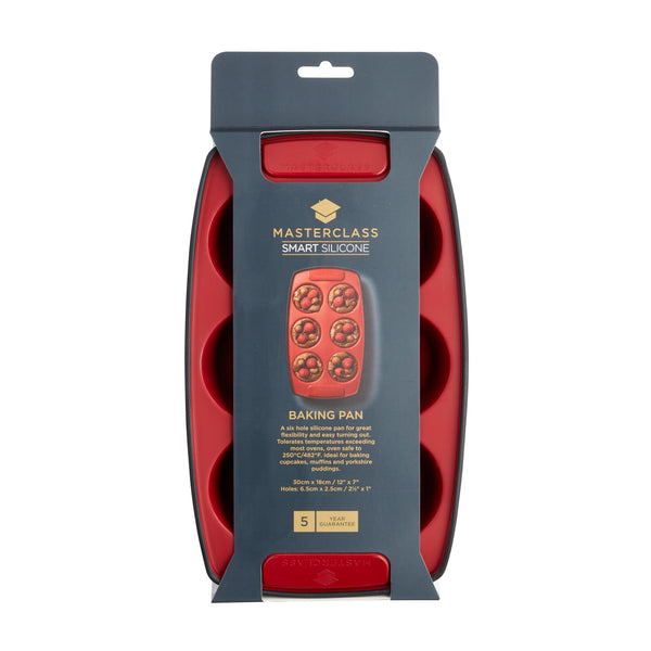 MasterClass Smart Silicone Flexible Six Hole Pan image 4