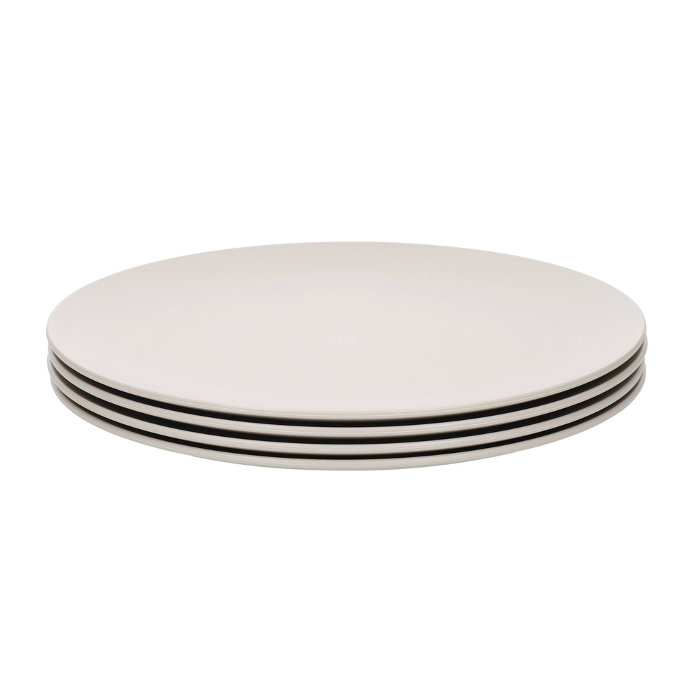 Natural Elements Recycled Plastic Side Plates - Set of 4, 20cm