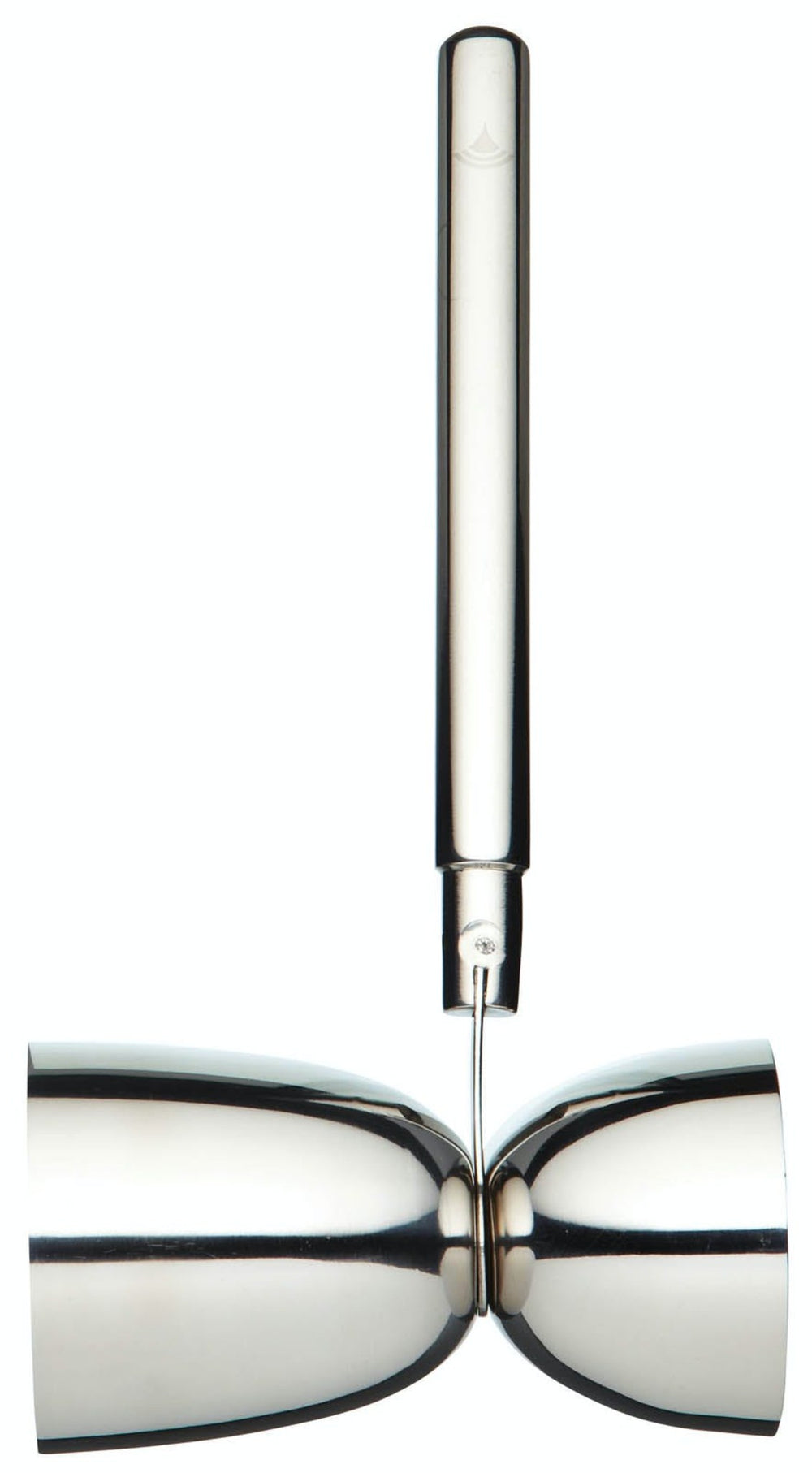 5pc Barware Set with 2x Handmade Gin Glasses, Stainless Steel Mixing Spoon, Strainer and Double Jigger