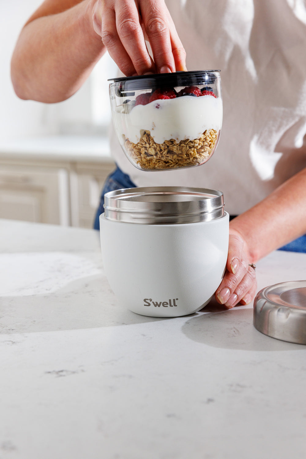 Moonstone S’well Eats 2-in-1 Food Bowl, 636ml