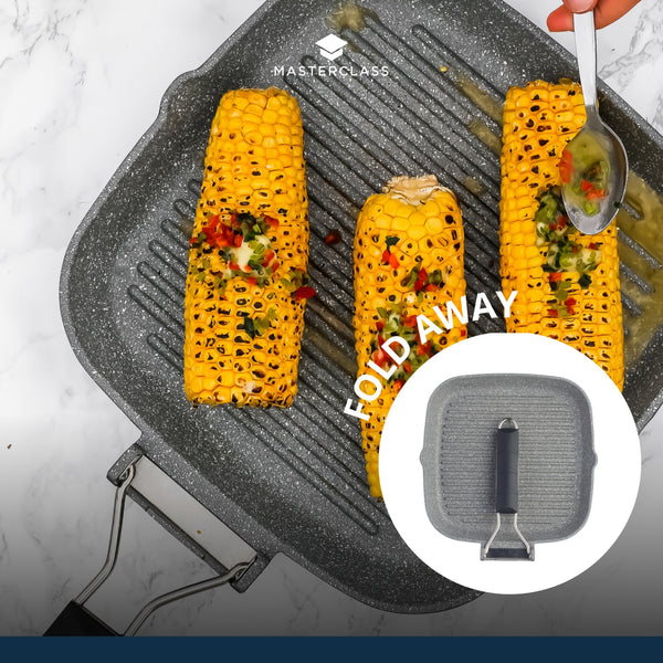 MasterClass Cast Aluminium Grill Pan, 20cm image 10