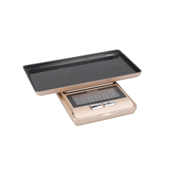 Taylor Pro 0.01g Precision Pocket Kitchen Scales in Gift Box, Plastic / Stainless Steel - Rose Gold image 3
