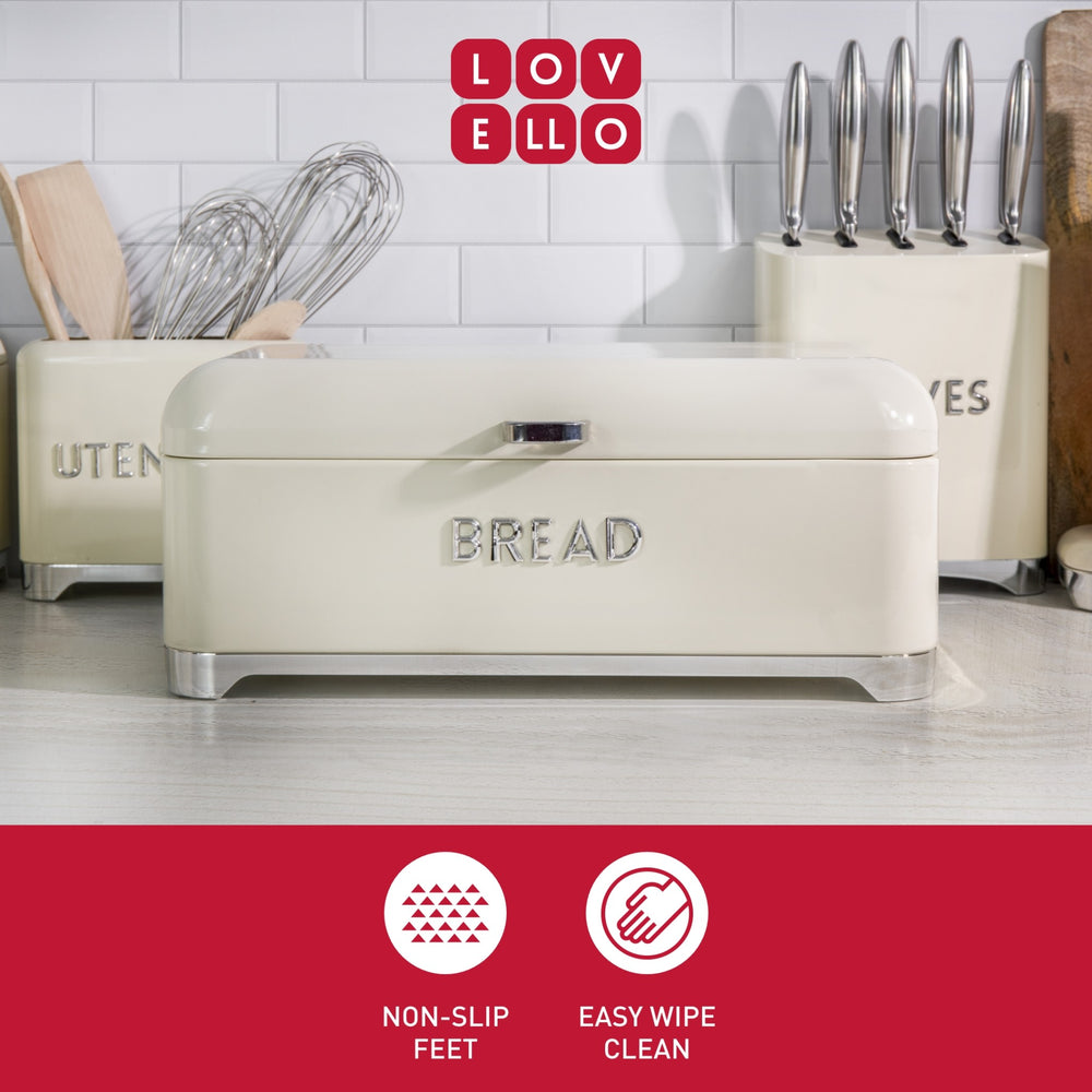 Lovello Cream Bread Bin CookServeEnjoy