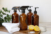 KitchenCraft Living Nostalgia Pump &Spray Bottle Set, Glass, Amber image 7