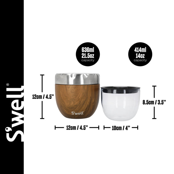Teakwood S’well Eats 2-in-1 Food Bowl, 636ml image 9