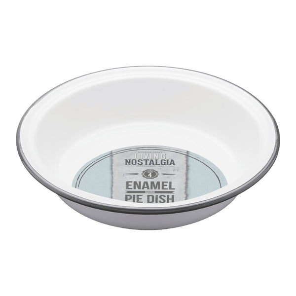 Set of 6 Living Nostalgia Enamel Round 18cm Pie Dishes image 2