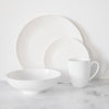 16pc White Porcelain Dining Set with 4x 27.5cm Dinner Plates, 4x 19cm Side Plates, 4x 20cm Bowls and 4x 330ml Mugs image 5