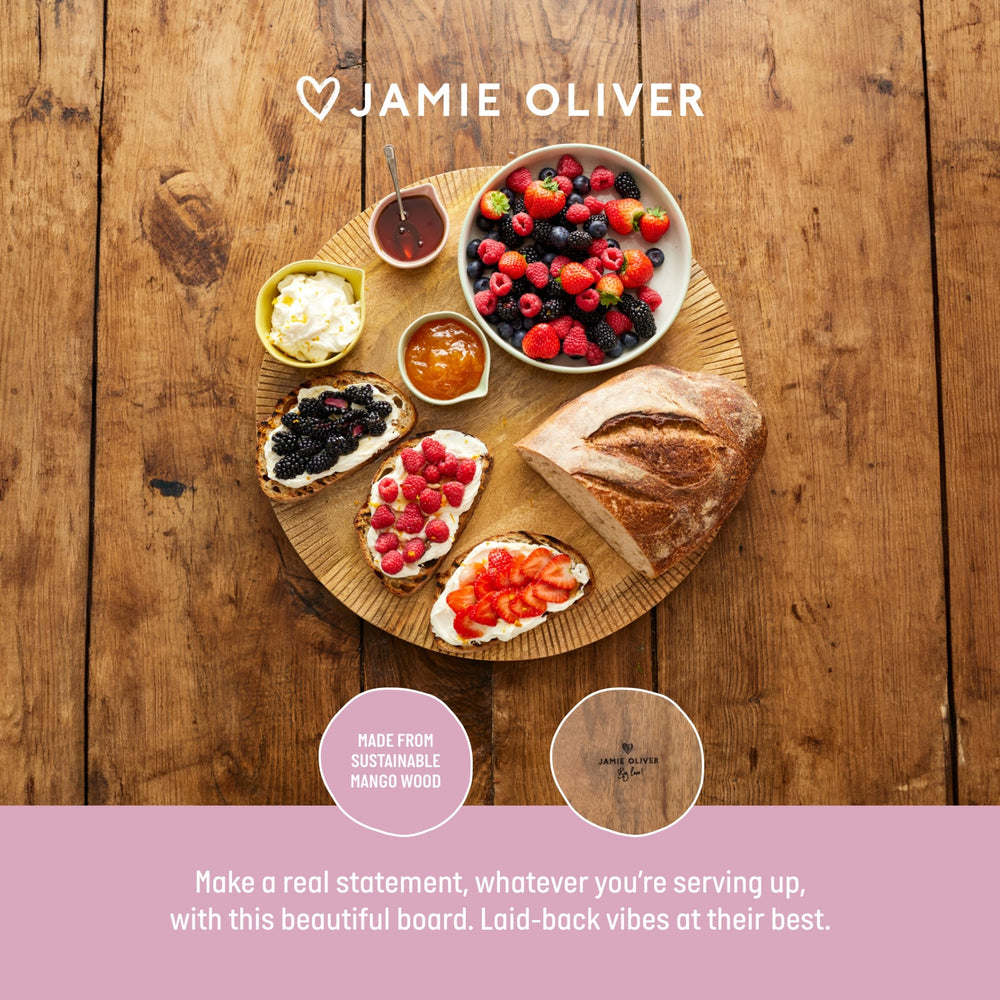 Jamie Oliver Big Love 'All-Rounder' Serving Board, Mango Wood, 48cm