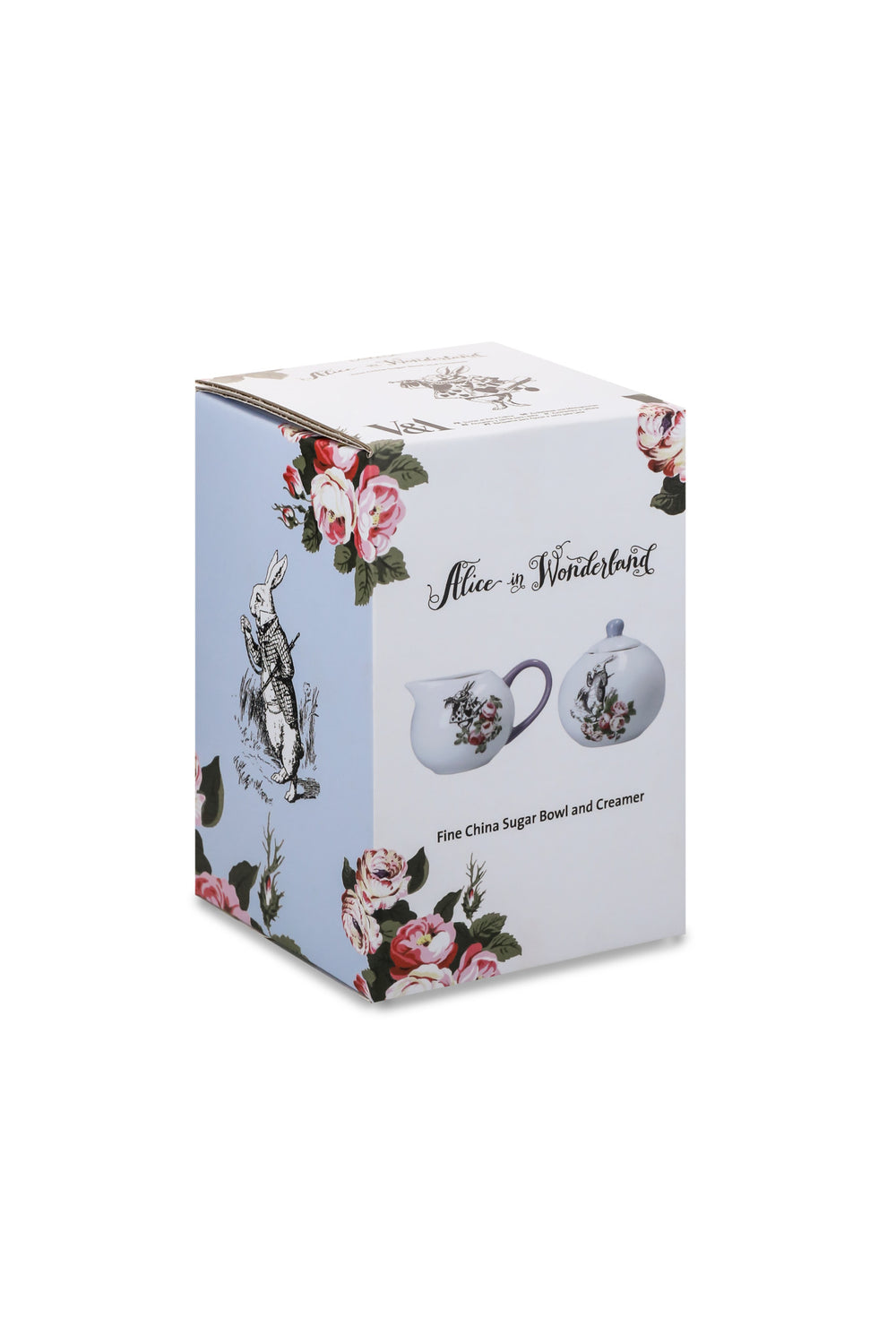 Mikasa and the V&A Alice In Wonderland Bone China Sugar Bowl And Creamer, 200ml