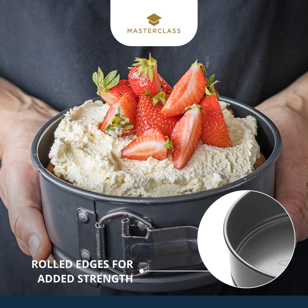MasterClass Non-Stick Loose Base Springform Cake Pan, 15cm