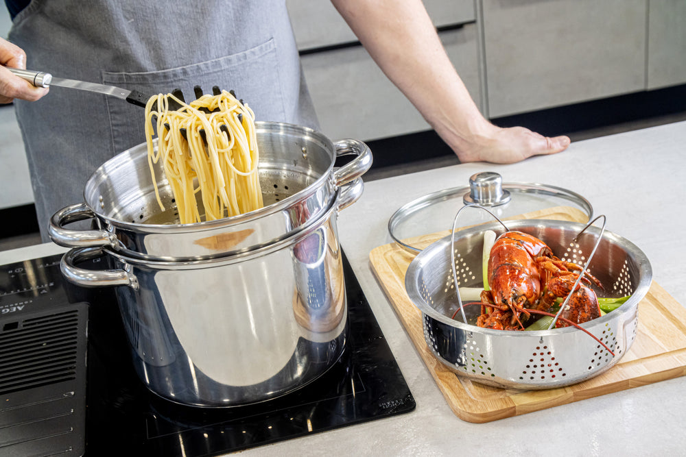 KitchenCraft Stainless Steel Multi Cooker and Steamer, 7.5L