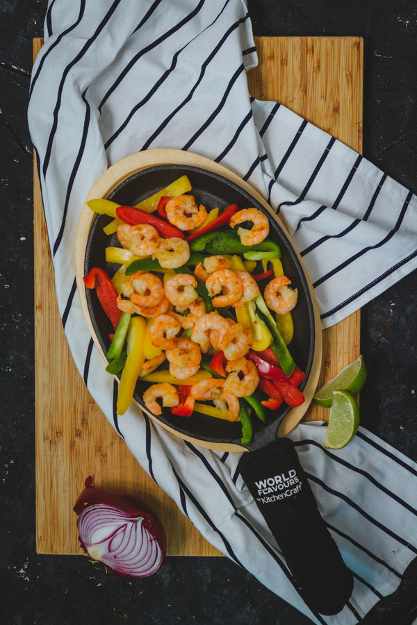 KitchenCraft World of Flavours Cast Iron Fajita Sizzler image 2